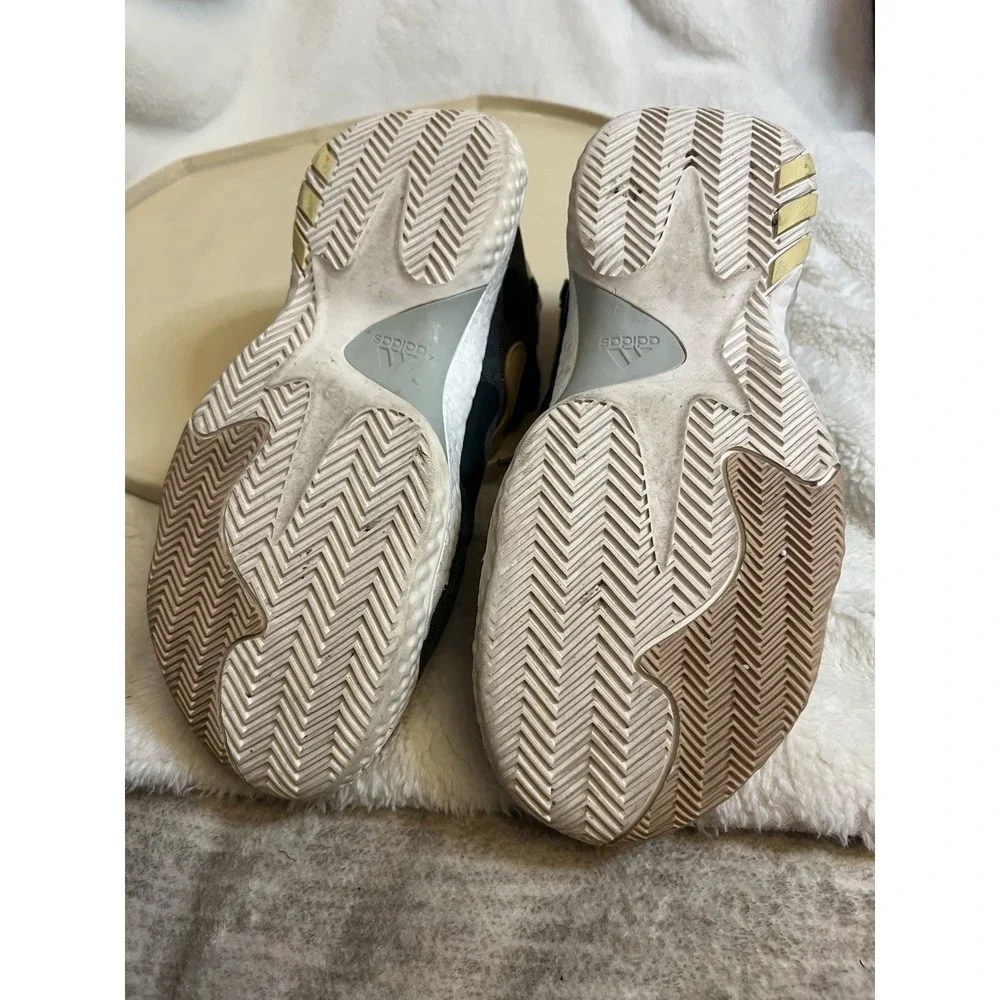 Adidas Harden Vol 6 Green Oxide Monogram Yellow Linen GW9032 Mens 10.5